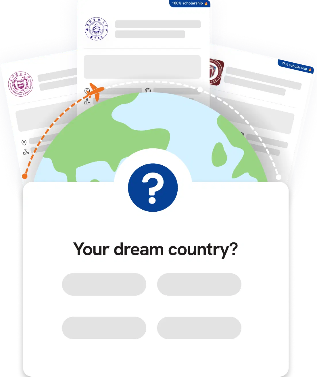 Find universities illustration